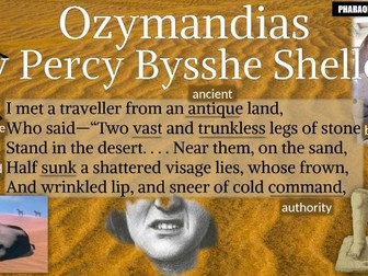 Line by Line: Percy Bysshe Shelley's "Ozymandias"