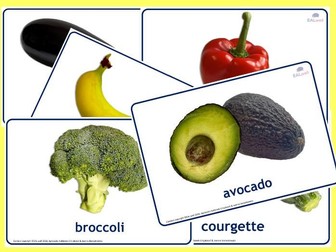 EAL - Food Technology - DT - Fruits and Vegetables - Display A4
