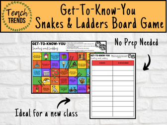 New Class Get-To-Know-You Board Game
