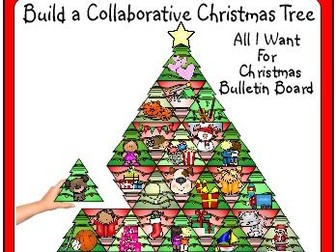 Christmas Activity Collaborative Bulletin Board All I Want For Christmas