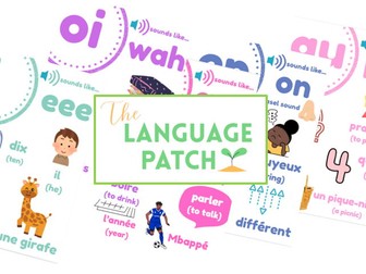 French phonics classroom posters