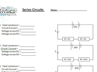 Series Circuit problems GCSE Electricity