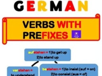 German Verbs with Prefixes - Separable and Inseparable