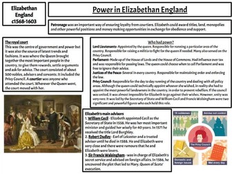 AQA GCSE Elizabethan England revision guide