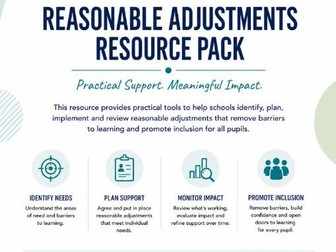 Reasonable Adjustments Resource Pack