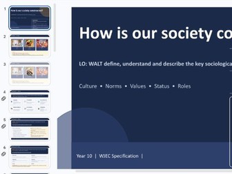 WJEC Key Concepts: Lesson 2 Key Concepts