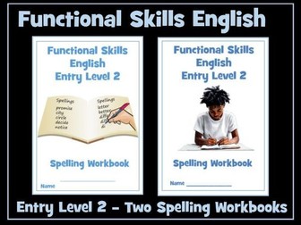 English Functional Skills - Entry Level 2 - Spelling Workbooks