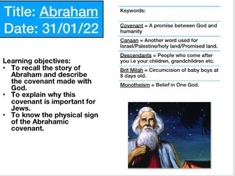 Abrahamic Covenant Judaism Edexcel RS