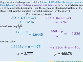 Edexcel A level statistics: Normal distribution, probabilities and hypothesis testing