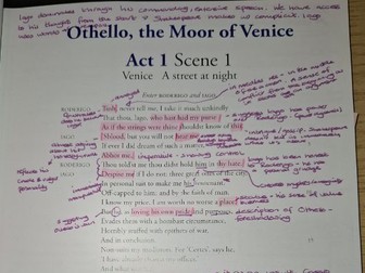 Othello Act 1 Annotated Scenes