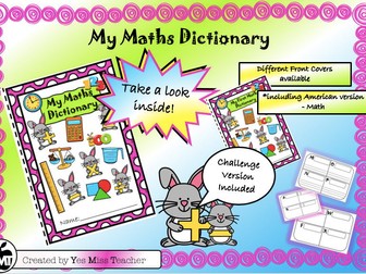 Make your own 'My Maths Dictionary'