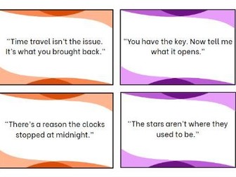 Yr 7 & 8 Drama Challenge