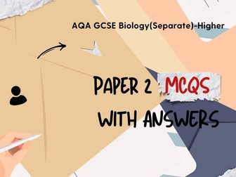 AQA GCSE Biology Paper 2 MCQs