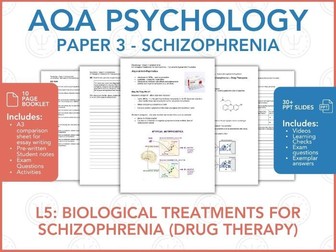 L5: Biological Treatments - Schizophrenia - AQA Psychology