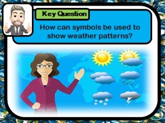 Weather reporters, Weather broadcasting role play, Describing weather patterns