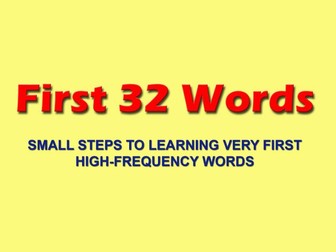 FIRST 32 WORDS