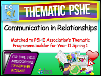 Thematic PSHE Communication in Relationships