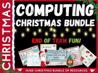 Computing Christmas End of Year