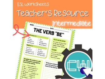 ESL Teacher Resource: 200+ ESL Grammar Worksheets