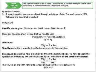 GCSE Physics Equation How-To - Work Done