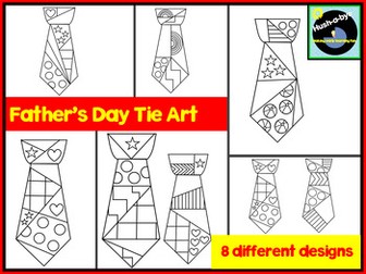 Father's Day Tie Art