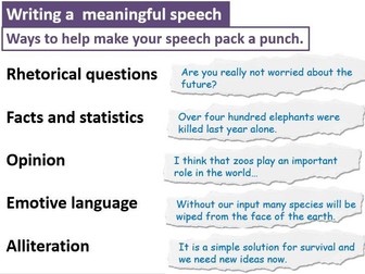 Public Speaking KS3 Year 7