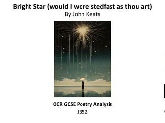 GCSE Poetry: Bright Star by John Keats