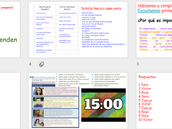 AQA 9-1 GCSE Spanish Kerboodle 6.1H La importancia de hacer obras benéficas 2 lessons