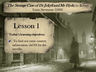 AQA GCSE Full Scheme of Work - The Strange Case of Dr Jekyll and Mr Hyde