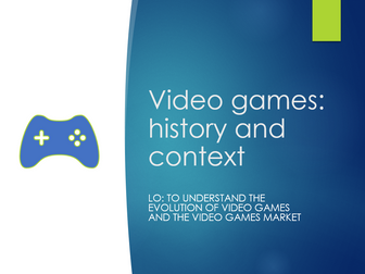 Video Games - History and Context