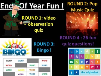 Don’t mention Christmas / xmas. Quiz, bingo, video quiz, music video round, lots of fun !!!