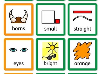 The Gruffalo Word Symbol Mat SEND Support Colourful Semantics Language through colour