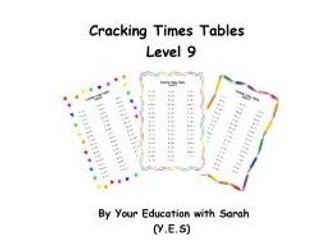 Cracking Times Tables - Level 9