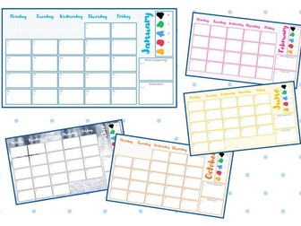 Editable Academic Calendar 2025-2026