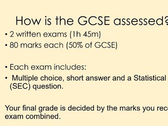 GCSE Statistics: AQA Introduction