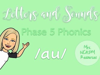 Phase 5a Phonics /au/ pack (Letters & Sounds)