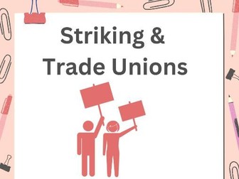 Striking and Trade Unions