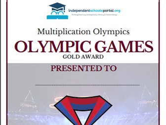 Multiplication Olympics - Daily Training for Multiplication Olympians