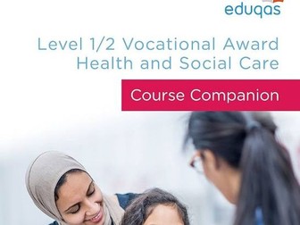 WJEC Eduqas Level 1/2 Health and Social Care Unit 2 Lessons 7-12