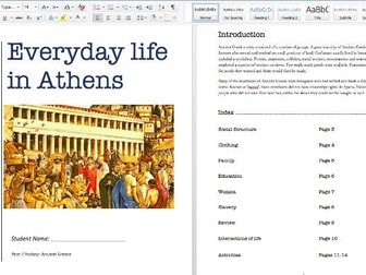 Everyday Life in Athens - Ancient Greece