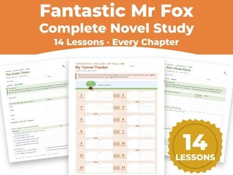 Fantastic Mr Fox Novel Study: 14 Scripted Lessons, Activities + Homework (KS2)