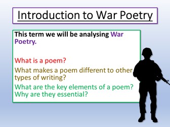 War Poetry Introduction