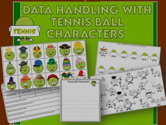 Data Handling with Tennis Ball Characters