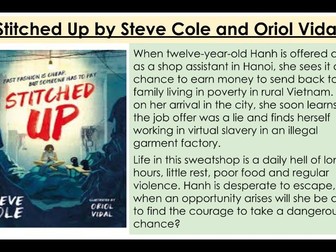 Geography - KS3/4 World Book Day lesson "stiched up"