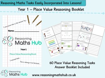 Year 1 - Place Value Reasoning Book Sample