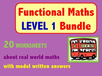 Functional Maths Level 1 Bundle