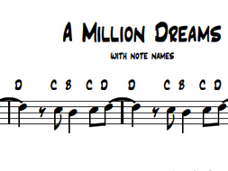A Million Dreams Piano Sheet Music Free Music Sheet Collection - roblox piano sheets a million dreams roblox free account