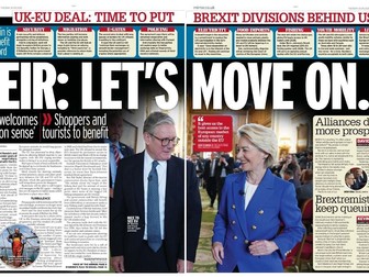 EDUQAS A-Level: EU trade deal powerpoints