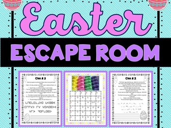 Easter Escape Room - No Prep!