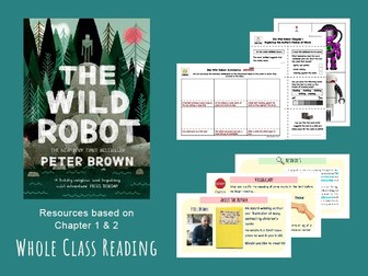 KS2 - The Wild Robot - Whole Class Guided Reading - age 7+